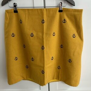 Vineyard Vines Yellow Mini Pencil Skirt Casual